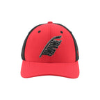 Front: Flags logo in black/gray checkered pattern on front