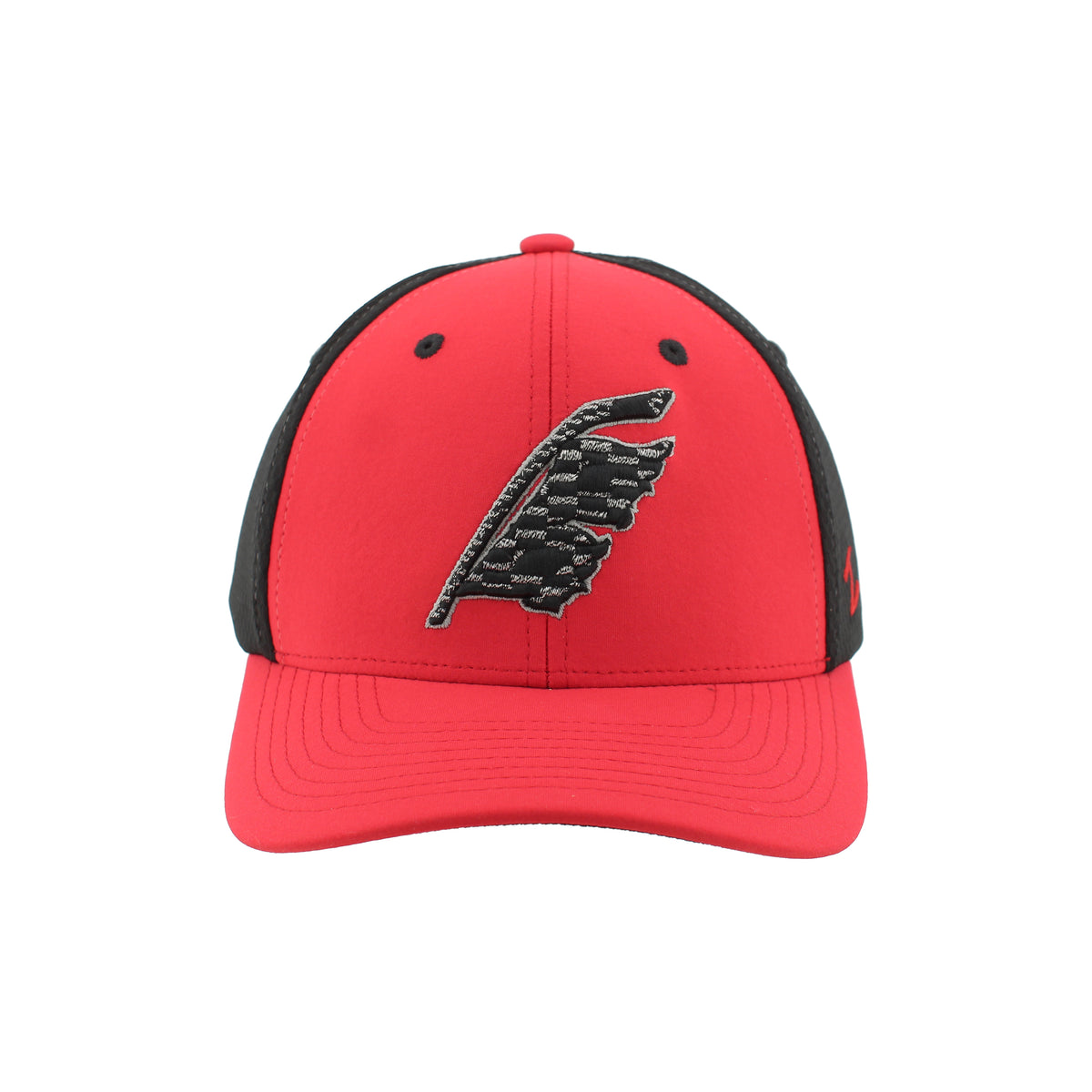 Front: Flags logo in black/gray checkered pattern on front