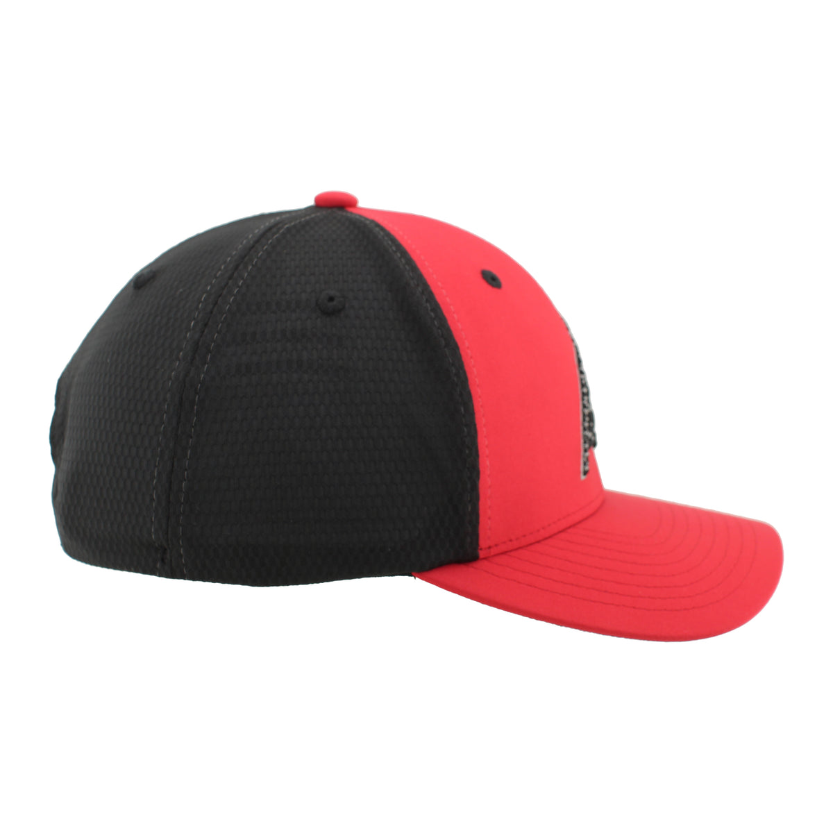 Right: Right side of hat, no design on right
