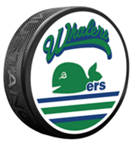 Mustang Products Script Whalers Puck