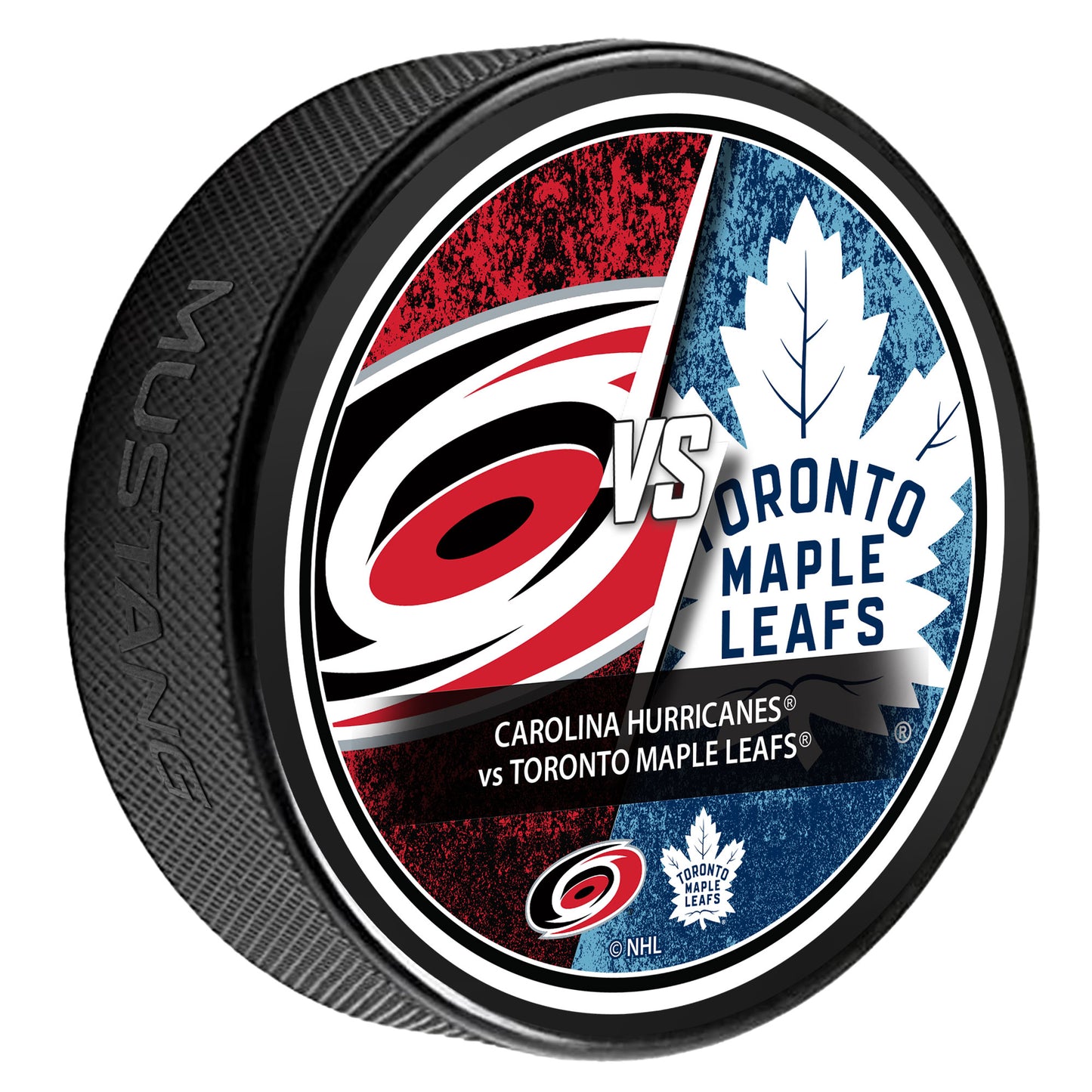 Mustang Products Leafs Match Up Puck