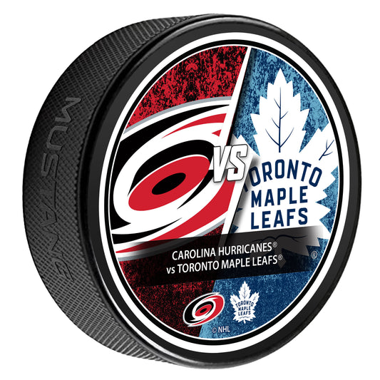 Mustang Products Leafs Match Up Puck