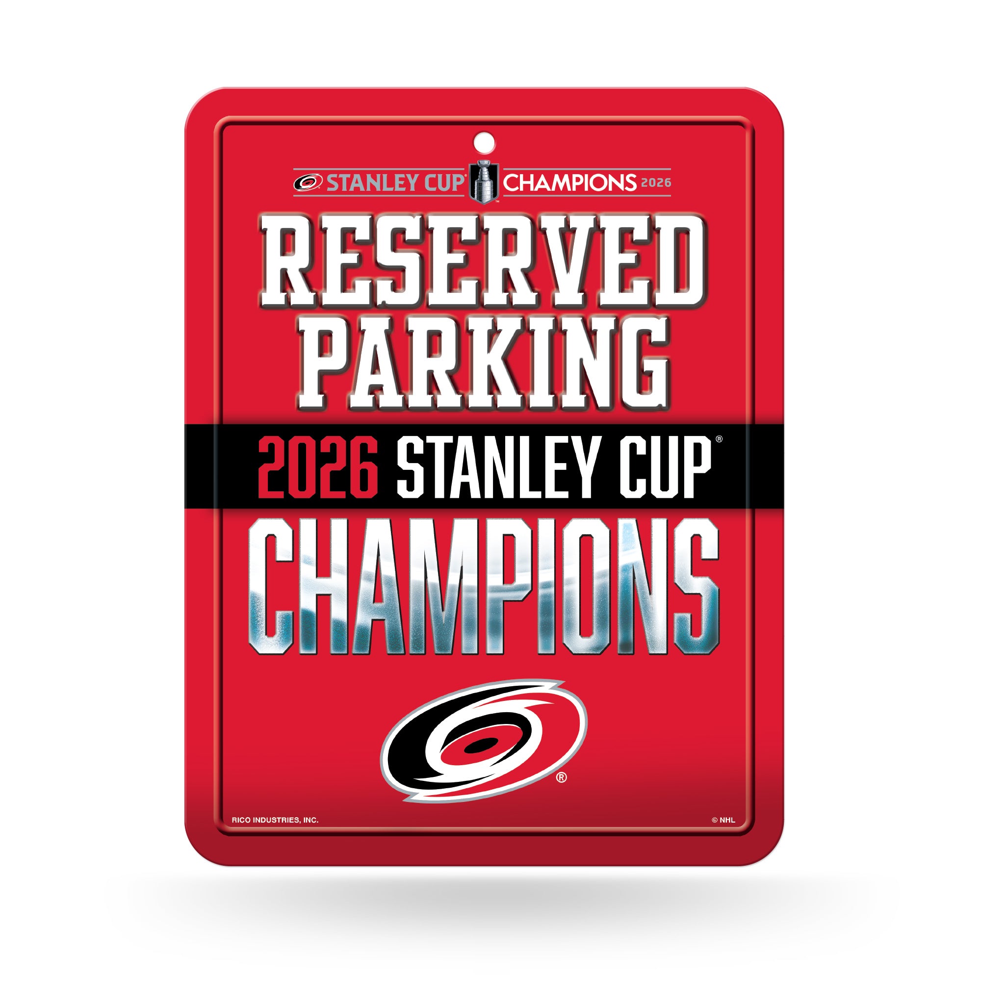 2026 Rico SCC Reserved Parking Metal Sign