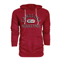 Dark red hoodie, "CAROLINA HURRICANES" in white/black around white oval containing "1997" with Primary logo
