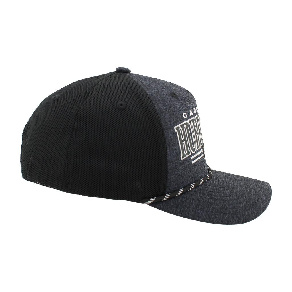 Right: Black crown and eyelets