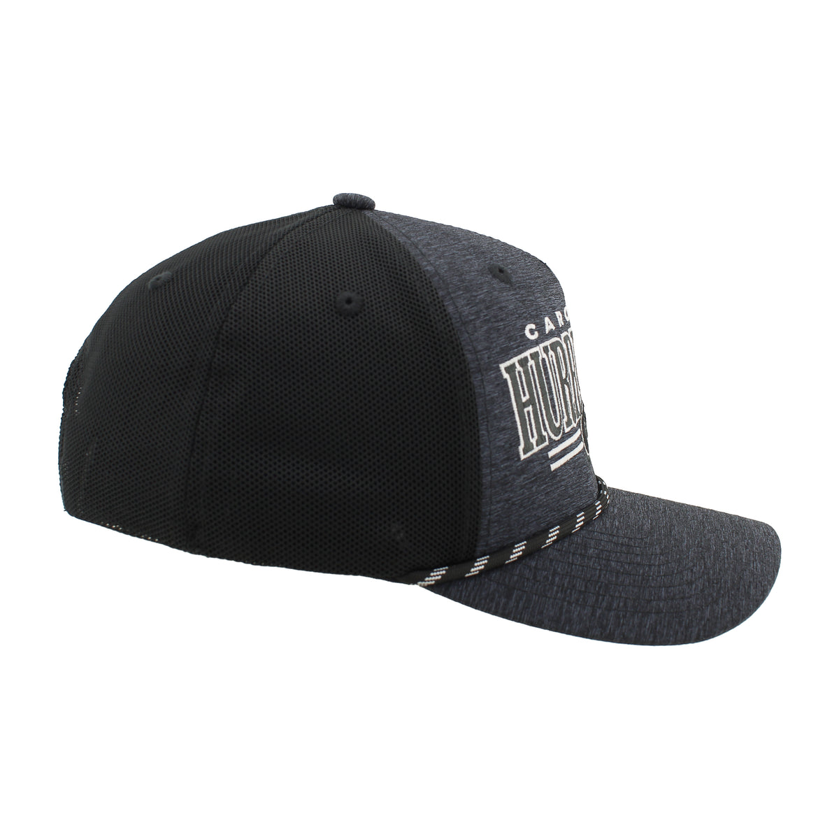 Right: Black crown and eyelets