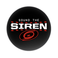 Black button with 'Sound The Siren' wordmark, Tonal Primary logo beneath