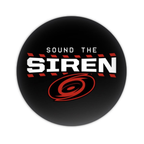 Black button with 'Sound The Siren' wordmark, Tonal Primary logo beneath