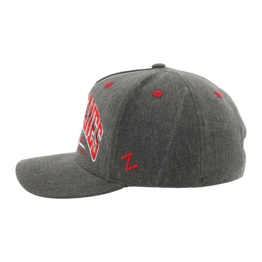 Left: Red 'z' Zephyr logo on left side