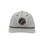 Front: Black circular patch, white outline- Flags logo with "CAROLINA HURRICANES HOCKEY CLUB" around logo