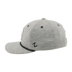 Left: Black 'z' Zephyr logo on left side