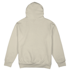 Back: Cream hoodie, no design on back