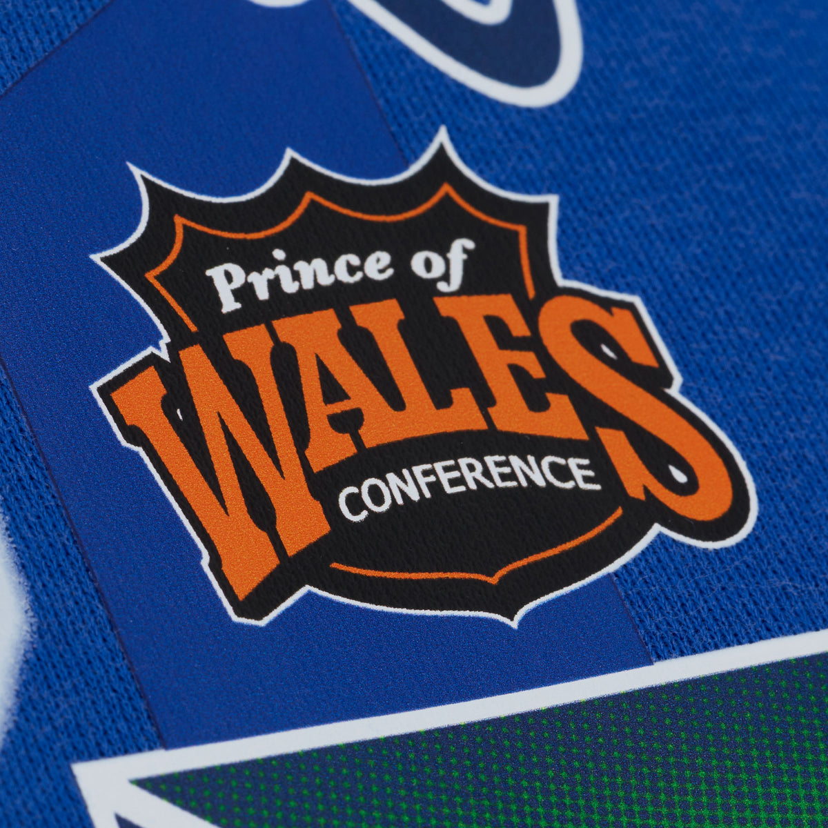Close up of the Prince of Wales Conference logo on front artwork