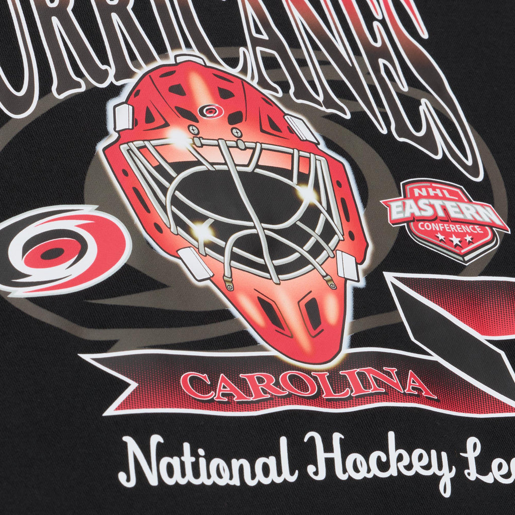 Close up of the artwork on the front of the hoodie