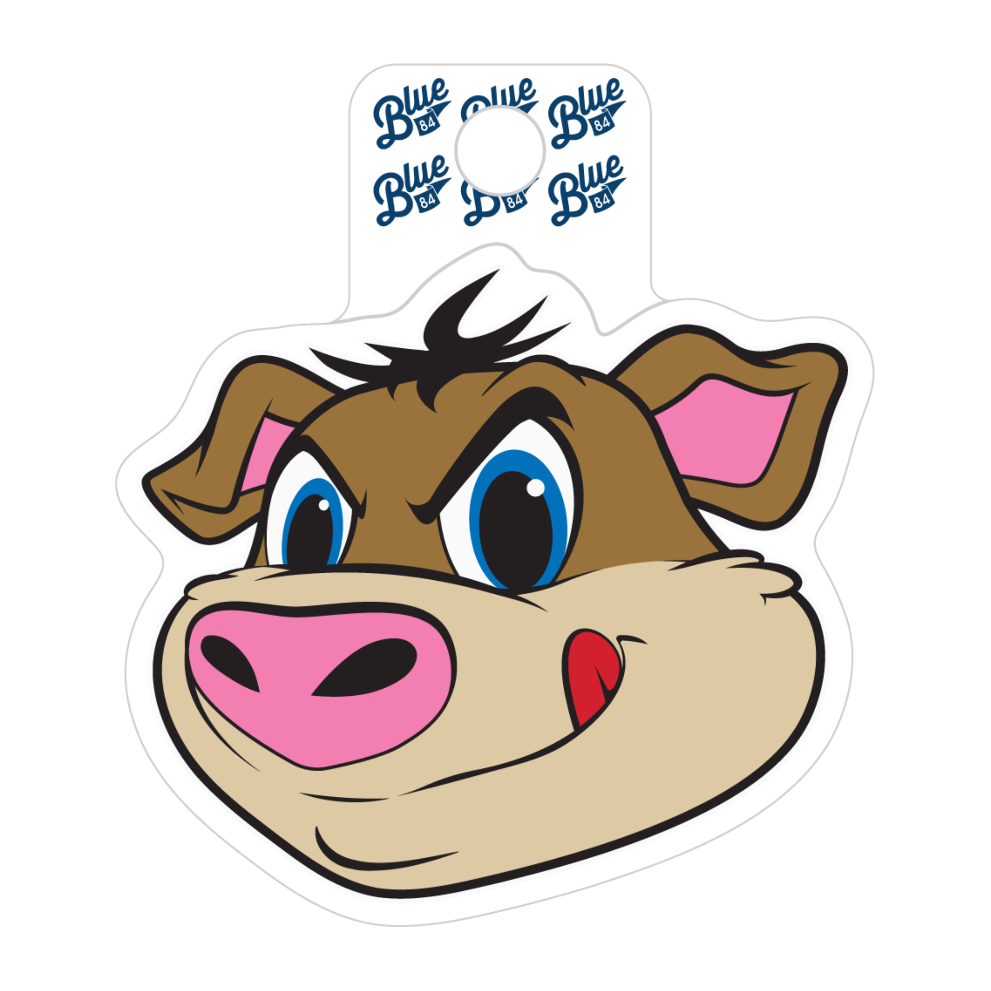 Blue84 Stormy Tongue Sticker