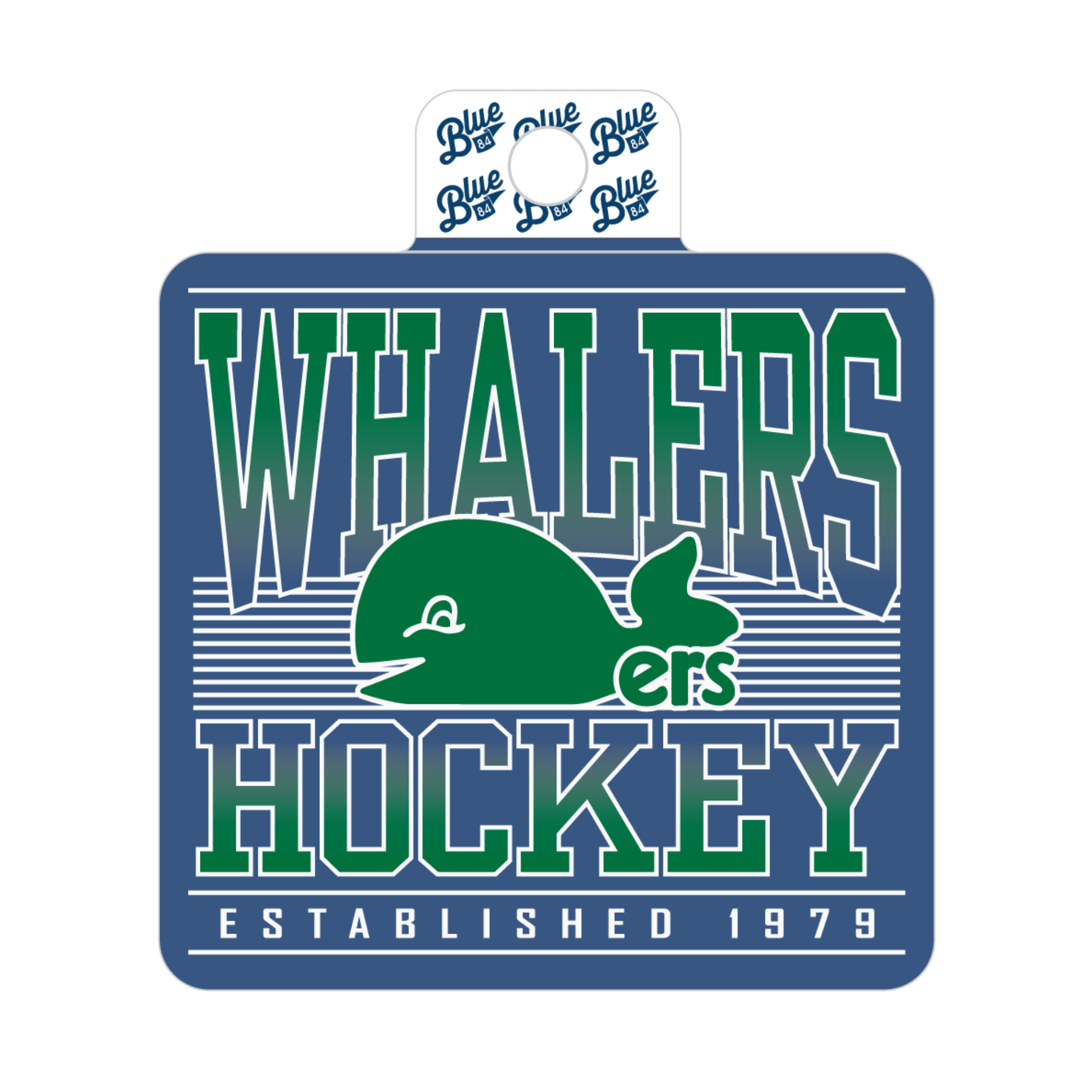 Blue84 Whalers Throw Shade Sticker