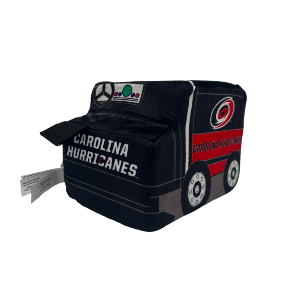 Back: Seat and steering wheel, "Carolina Hurricanes" wordmark below seat