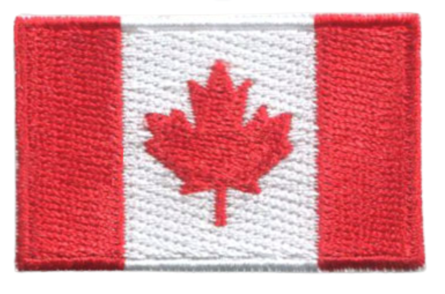 velcro patch of the Canadian National Flag