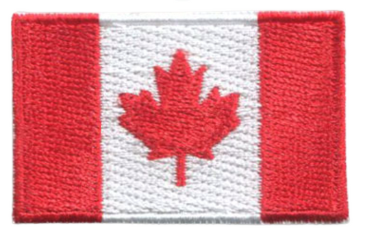 velcro patch of the Canadian National Flag