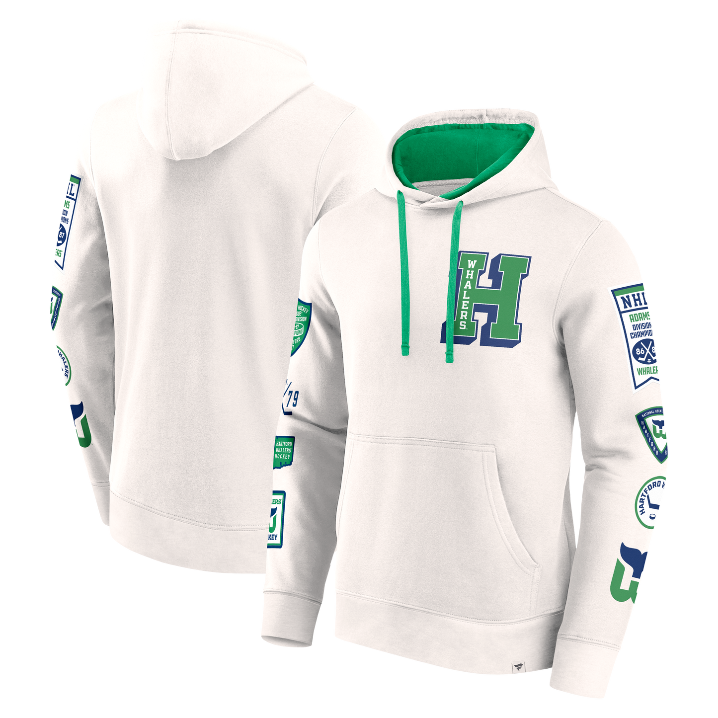 Fanatics Whalers H Cream Hood