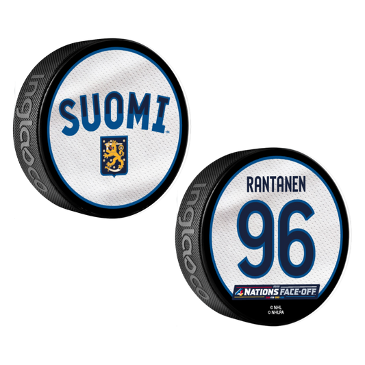 Front & Back views of Rantanen 4-Nations Finnish puck