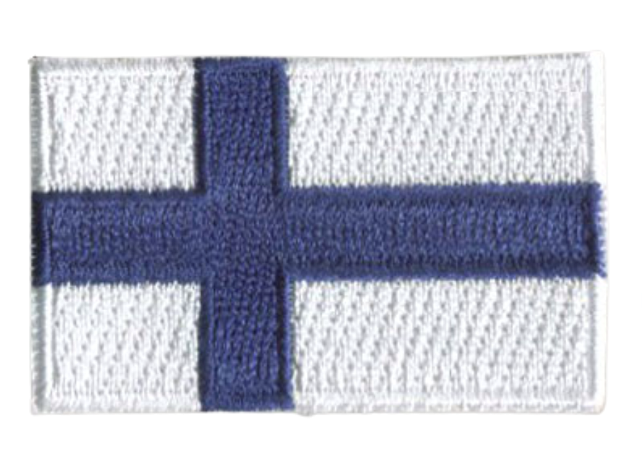 velcro patch of the Finnish National Flag