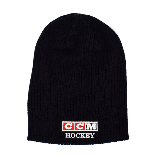Black beanie with CCM Hockey patch