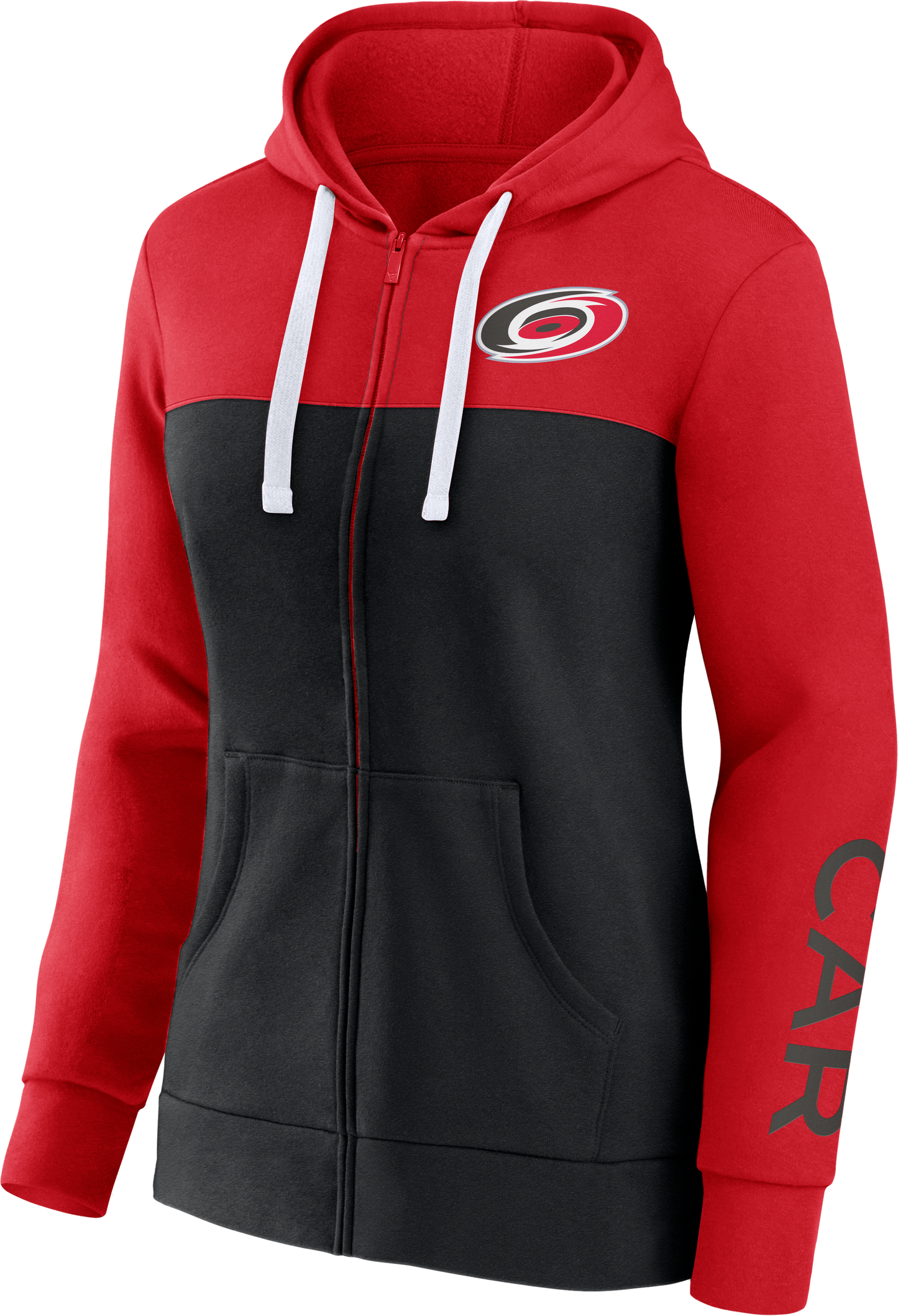 Fanatics Ladies Two Tone Cotton Fleece FZ Hood