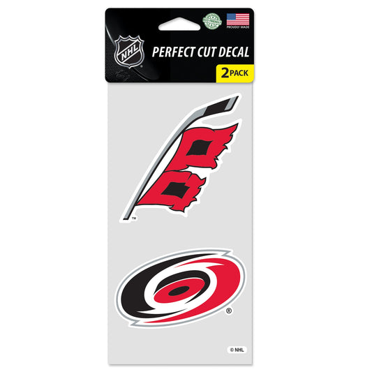 Wincraft 2 Pack Hurricanes Logo Die Cut Decal