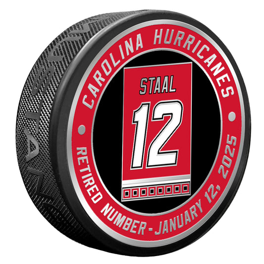 Mustang Products E. Staal Banner Medallion Puck