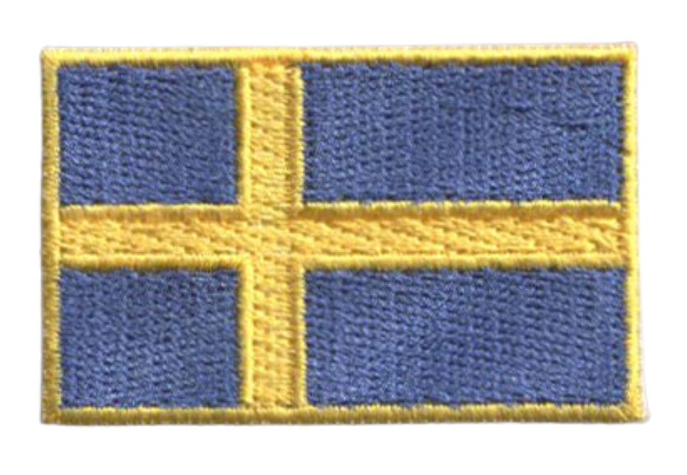 velcro patch of the Swedish National Flag