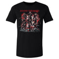 Black tee, art of 10 Hurricanes players in front of a storm; "SOUND THE SIREN" in red