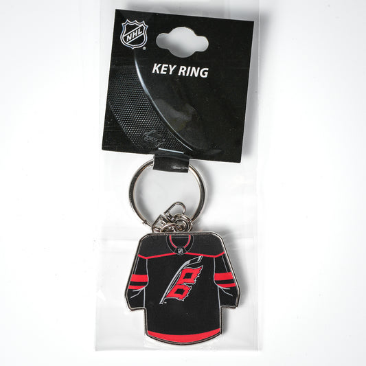 Key ring with Hurricanes Black Jersey keychain 
