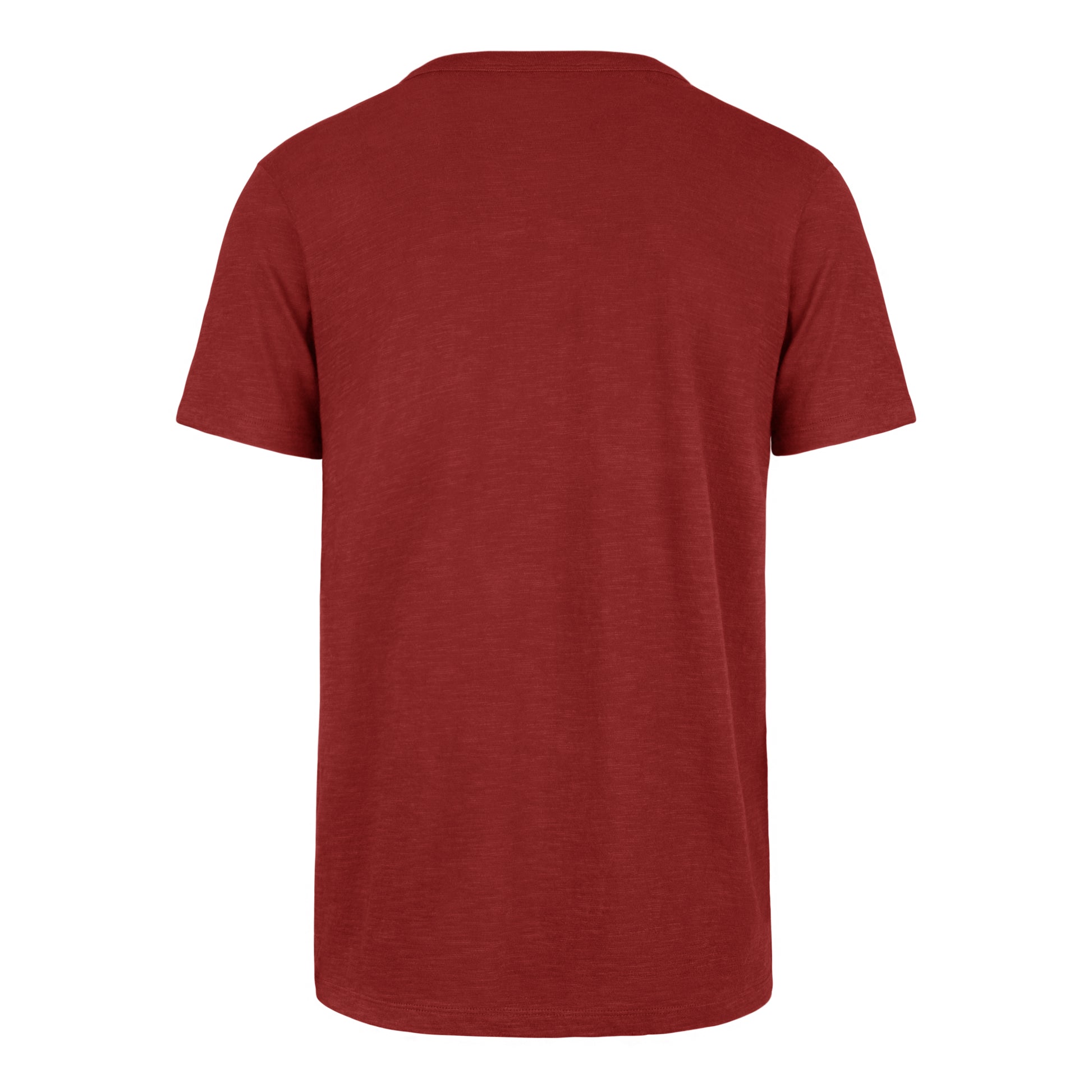 Back: Blank heather red tee