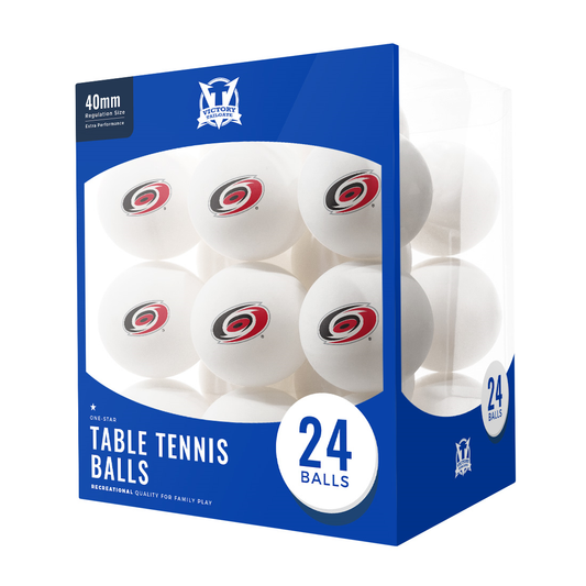 Victory Tailgate Carolina Hurricanes 24 Count Table Tennis Balls